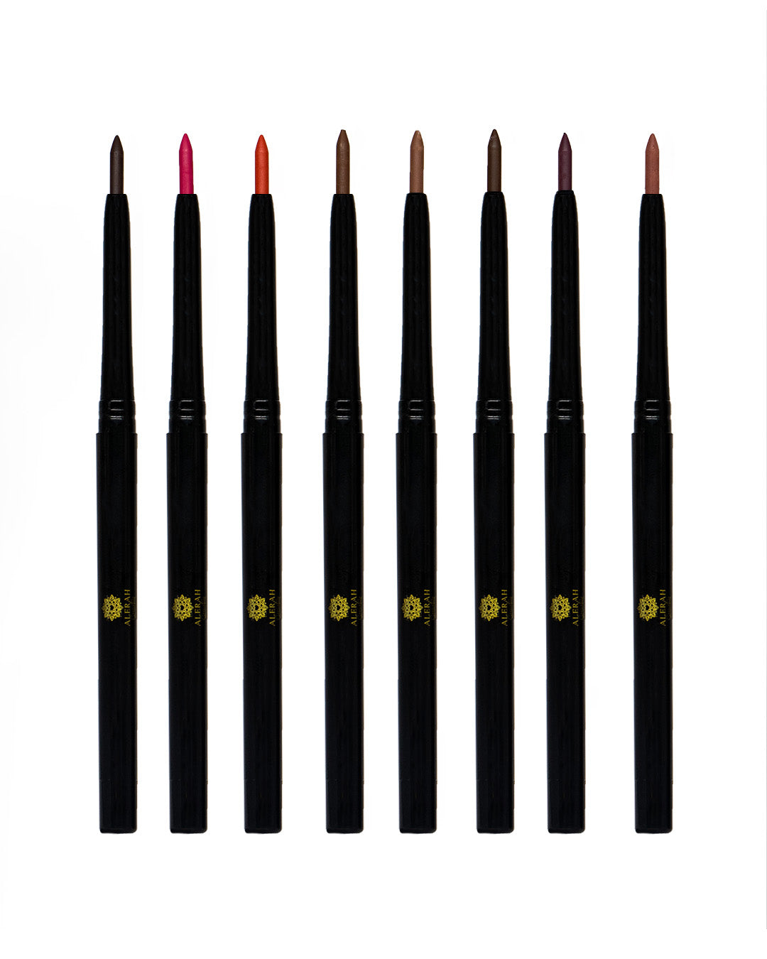 Smooth glide retractable lip liners