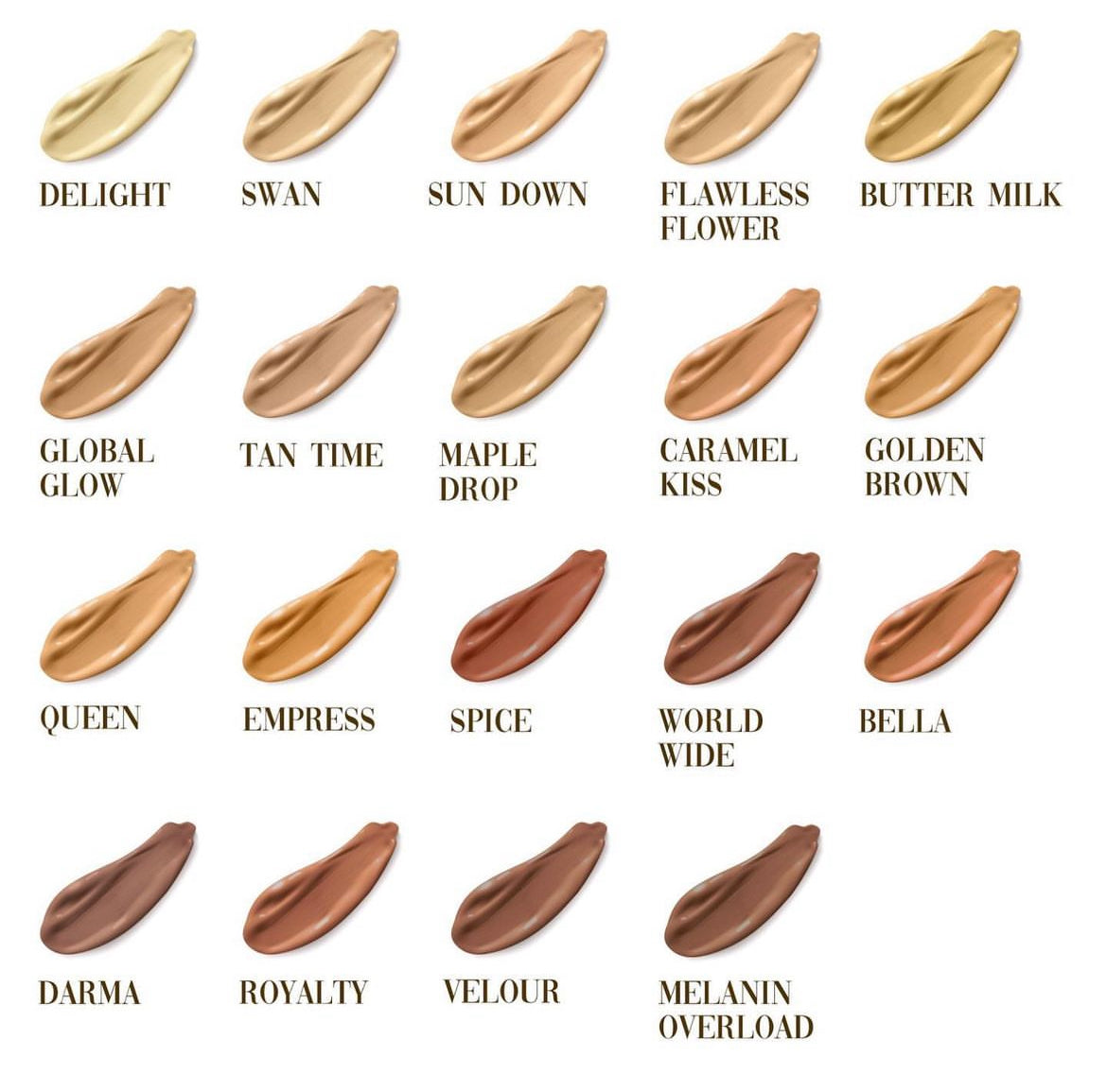 Alerah Cosmetics Foundation Samples